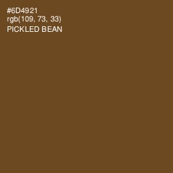 #6D4921 - Pickled Bean Color Image